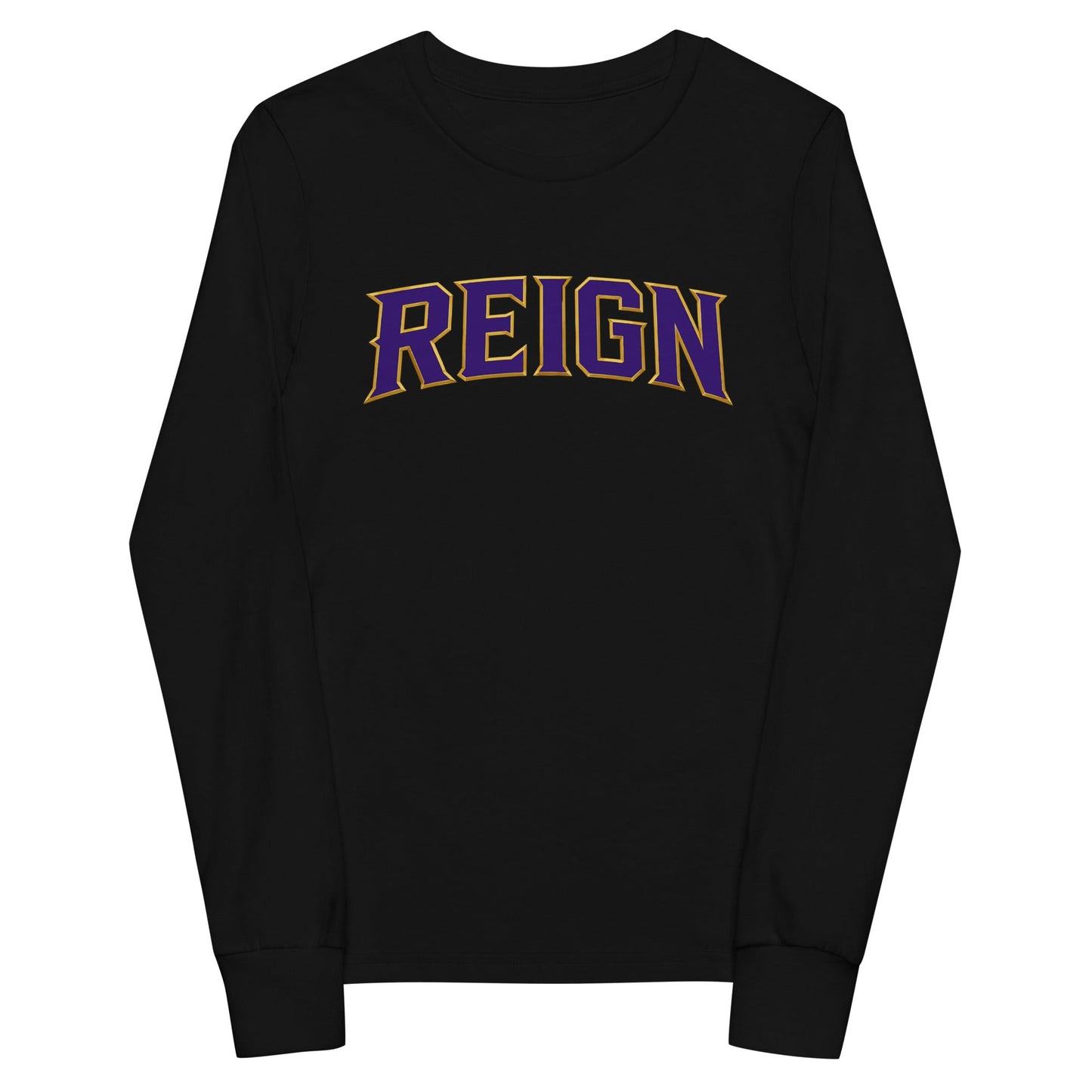 Performance | Youth Long Sleeve T-Shirt | REIGN 10U Softball | Modern Script Logo