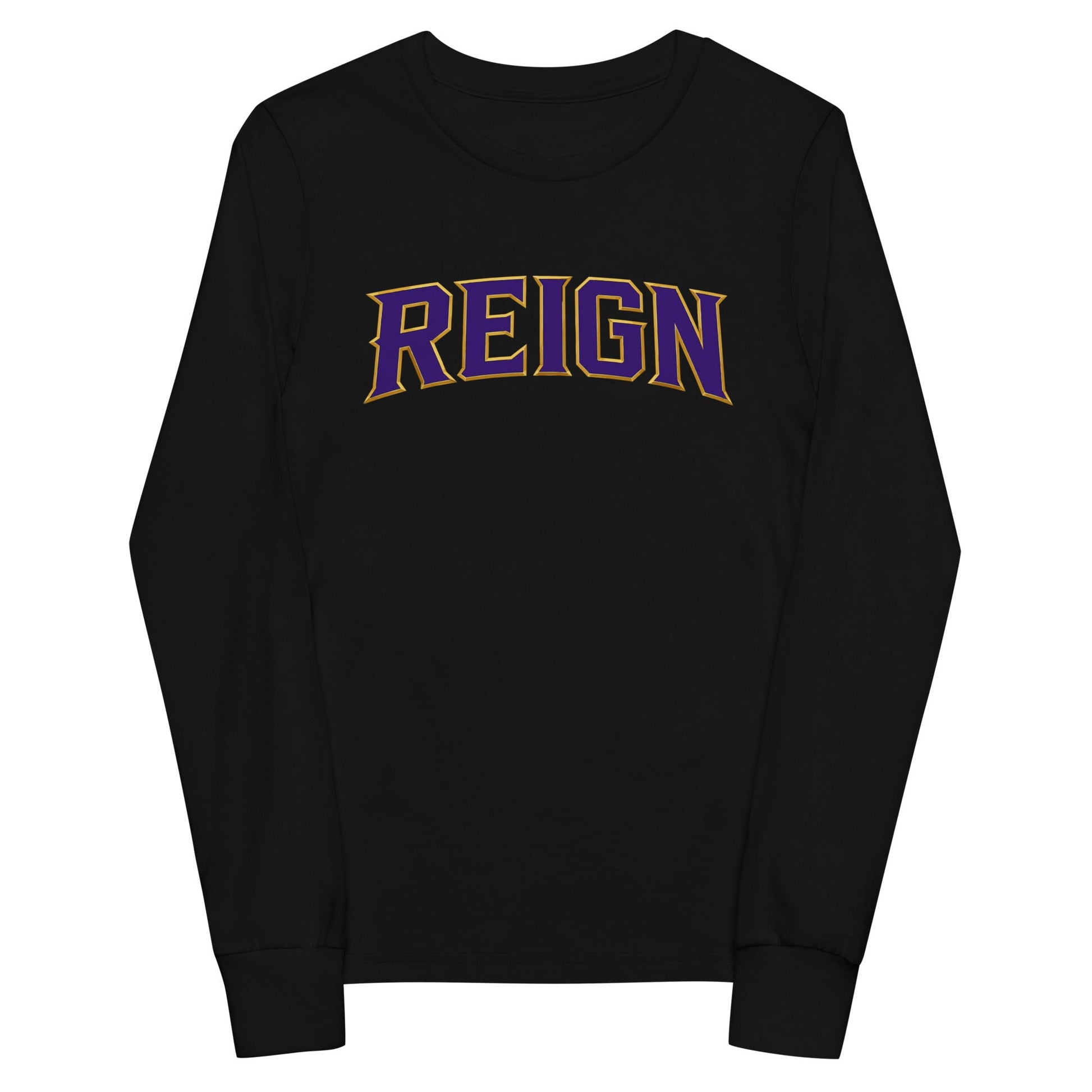 Performance | Youth Long Sleeve T-Shirt | REIGN 10U Softball | Modern Script Logo