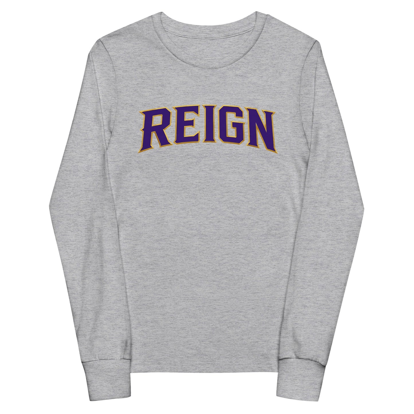 Performance | Youth Long Sleeve T-Shirt | REIGN 10U Softball | Modern Script Logo