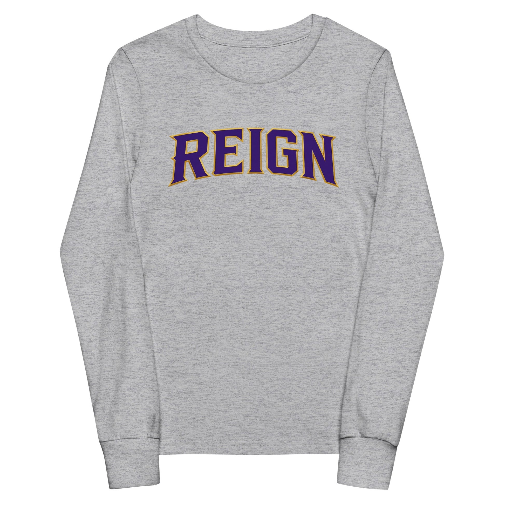 Performance | Youth Long Sleeve T-Shirt | REIGN 10U Softball | Modern Script Logo