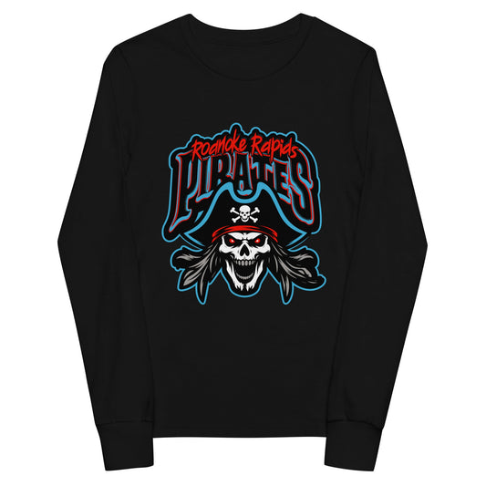 Performance | Youth Long Sleeve T-Shirt | Roanoke Rapids Pirates | Reaver Captain Logo