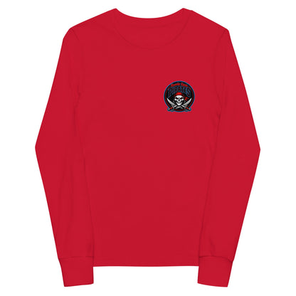 Performance | Youth Long Sleeve T-Shirt | Roanoke Rapids Pirates | Shield Logo