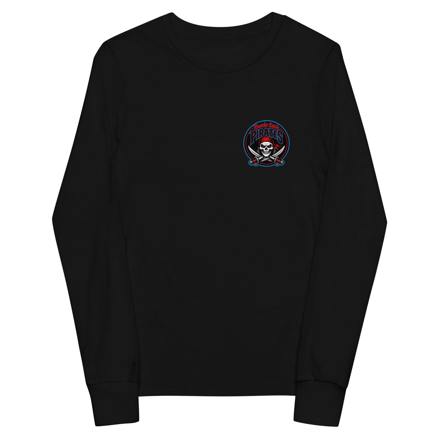 Performance | Youth Long Sleeve T-Shirt | Roanoke Rapids Pirates | Shield Logo