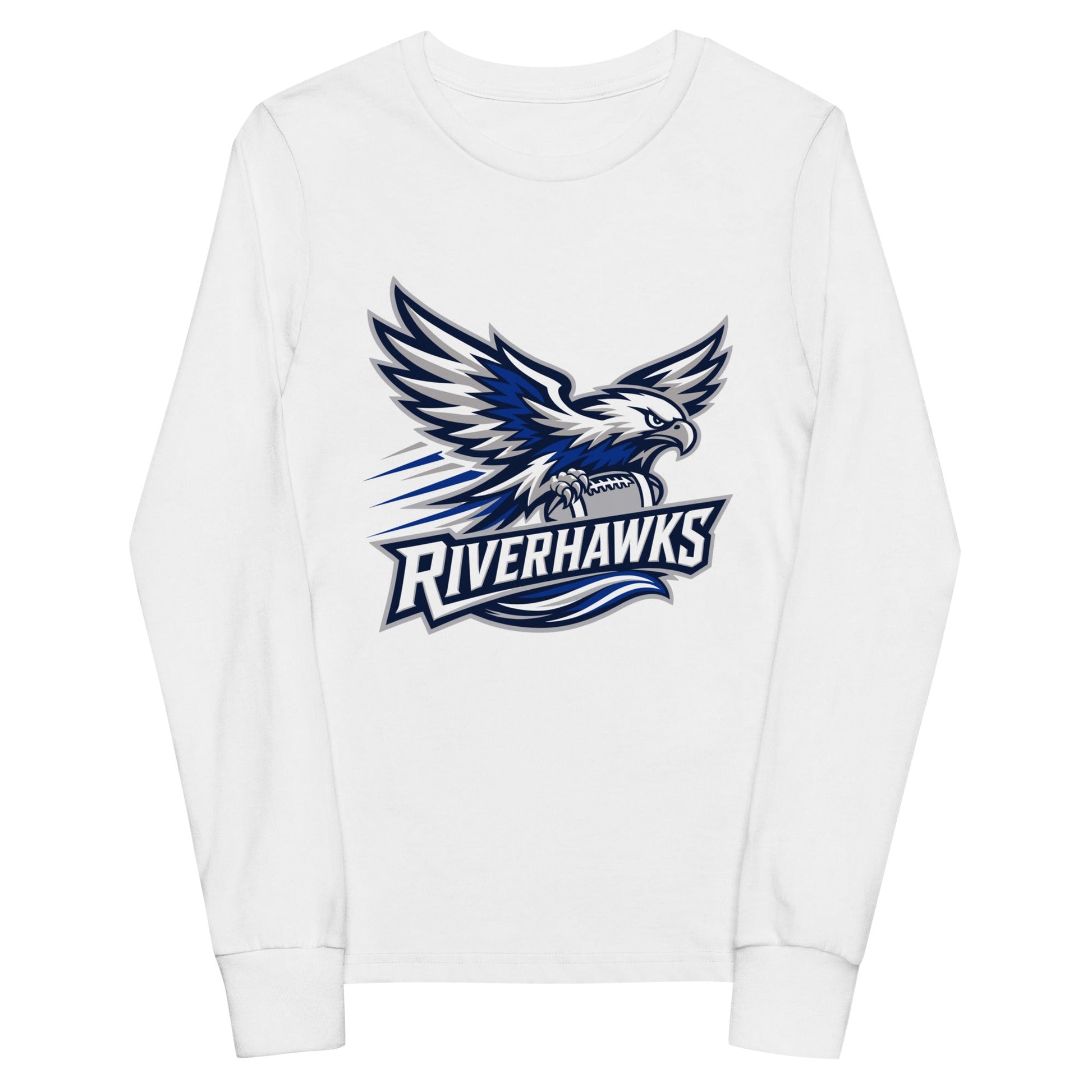 Performance | Youth Long Sleeve T-Shirt | Rochester Riverhawks | Crest Logo
