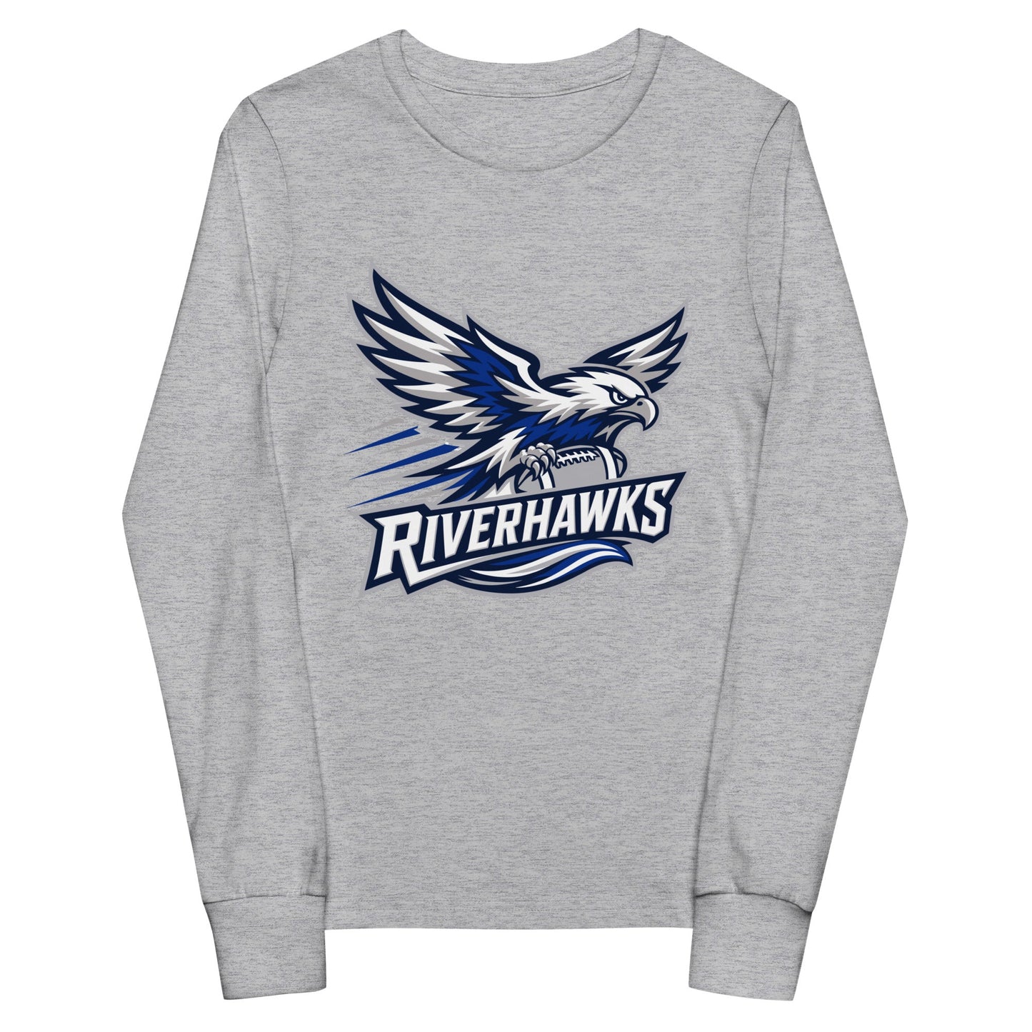 Performance | Youth Long Sleeve T-Shirt | Rochester Riverhawks | Crest Logo