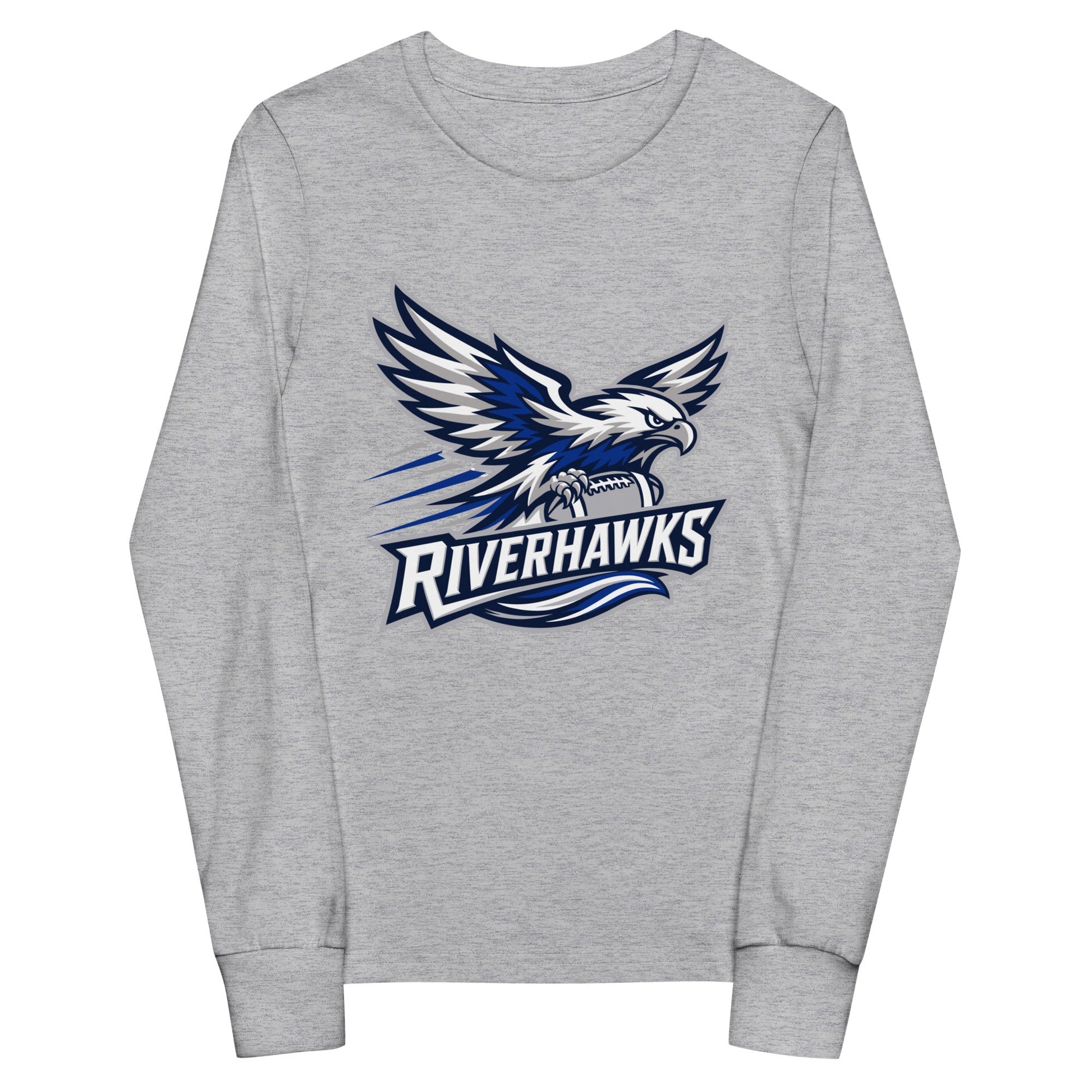 Performance | Youth Long Sleeve T-Shirt | Rochester Riverhawks | Crest Logo