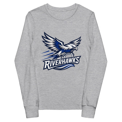 Performance | Youth Long Sleeve T-Shirt | Rochester Riverhawks | Crest Logo