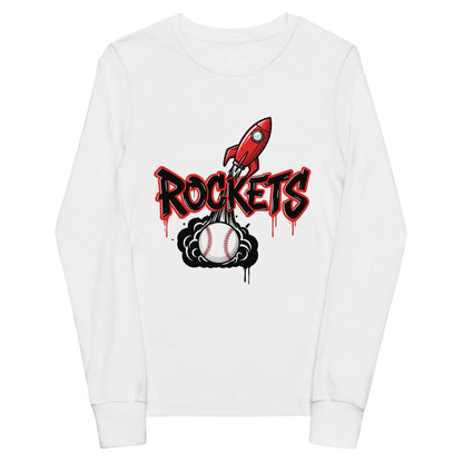 Performance | Youth Long Sleeve T-Shirt | Rockets Baseball | Alt Logo