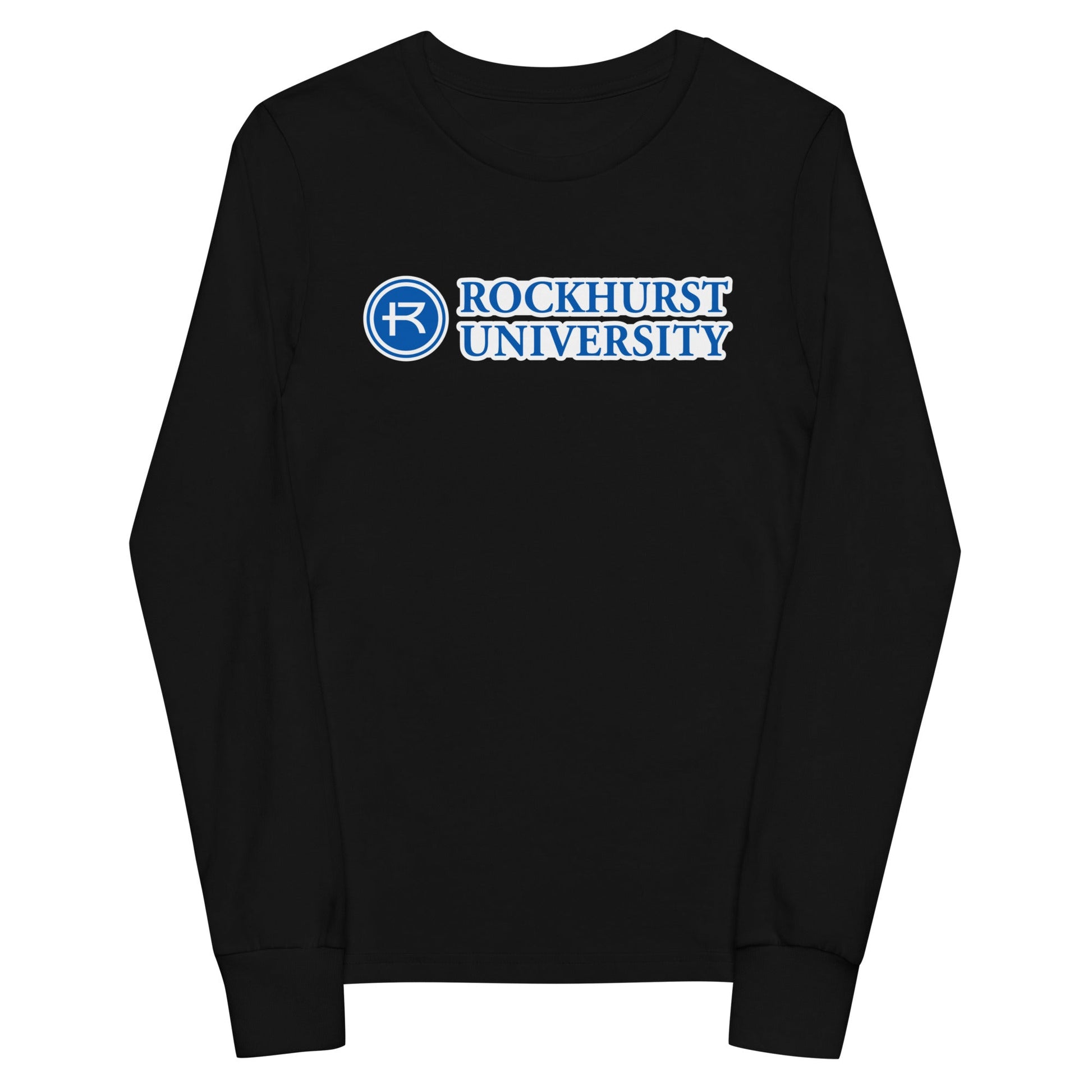 Performance | Youth Long Sleeve T-Shirt | Rockhurst University - Doctor of Physical Therapy School | Vanguard Institute Logo