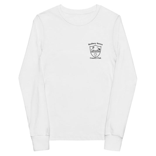 Performance | Youth Long Sleeve T-Shirt | Rodney Street CC Tennis | Alt Crest Logo