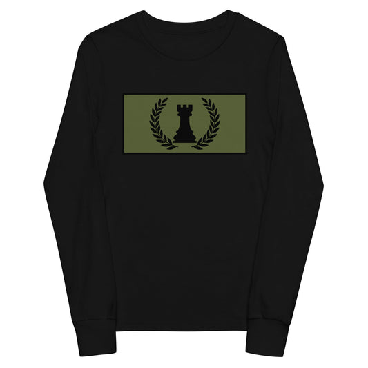 Performance | Youth Long Sleeve T-Shirt | Rook Defense Solutions | Apex Castle Logo