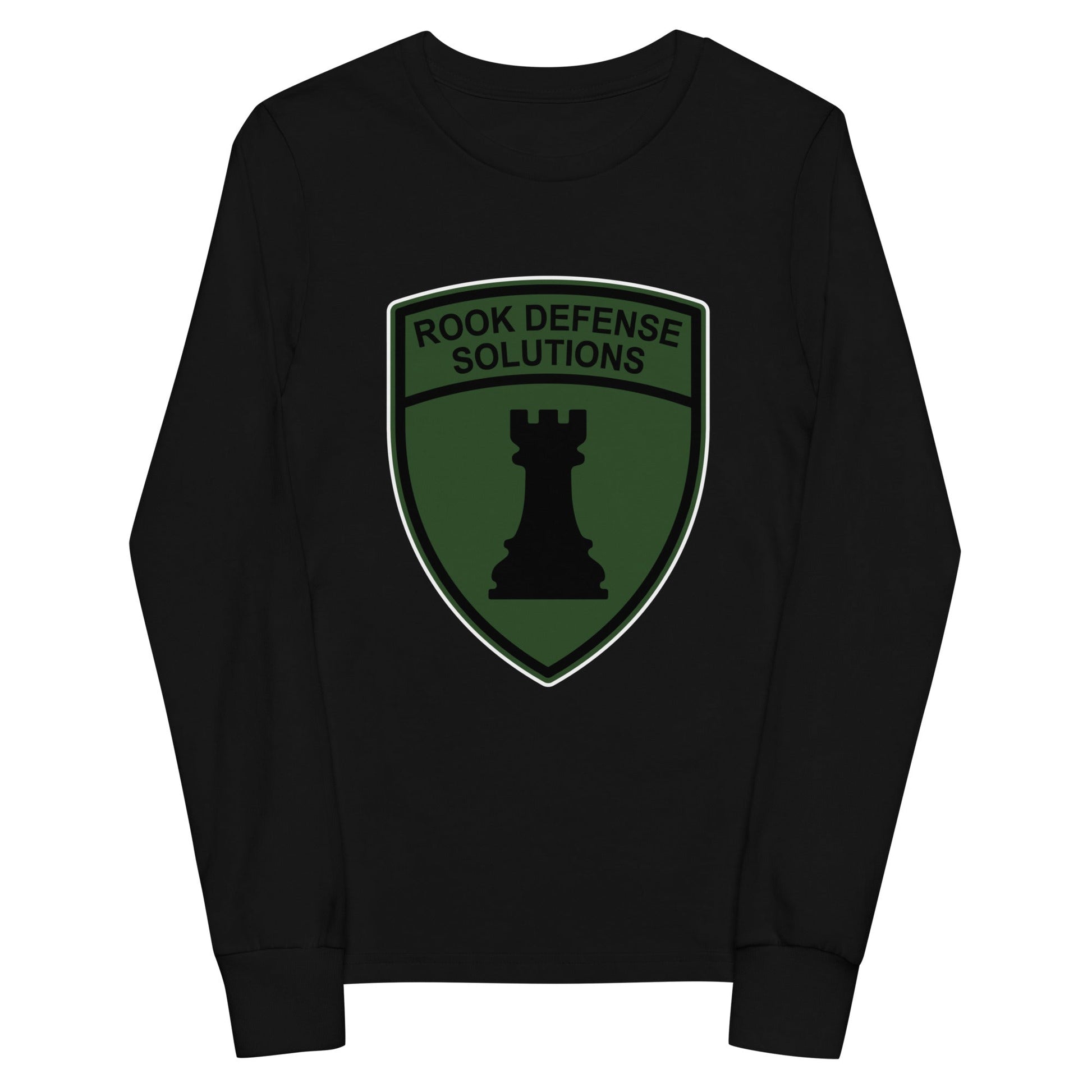 Performance | Youth Long Sleeve T-Shirt | Rook Defense Solutions | Emblem Logo