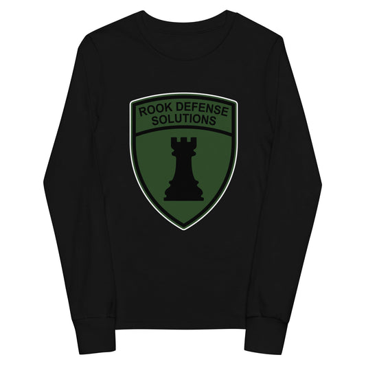 Performance | Youth Long Sleeve T-Shirt | Rook Defense Solutions | Emblem Logo