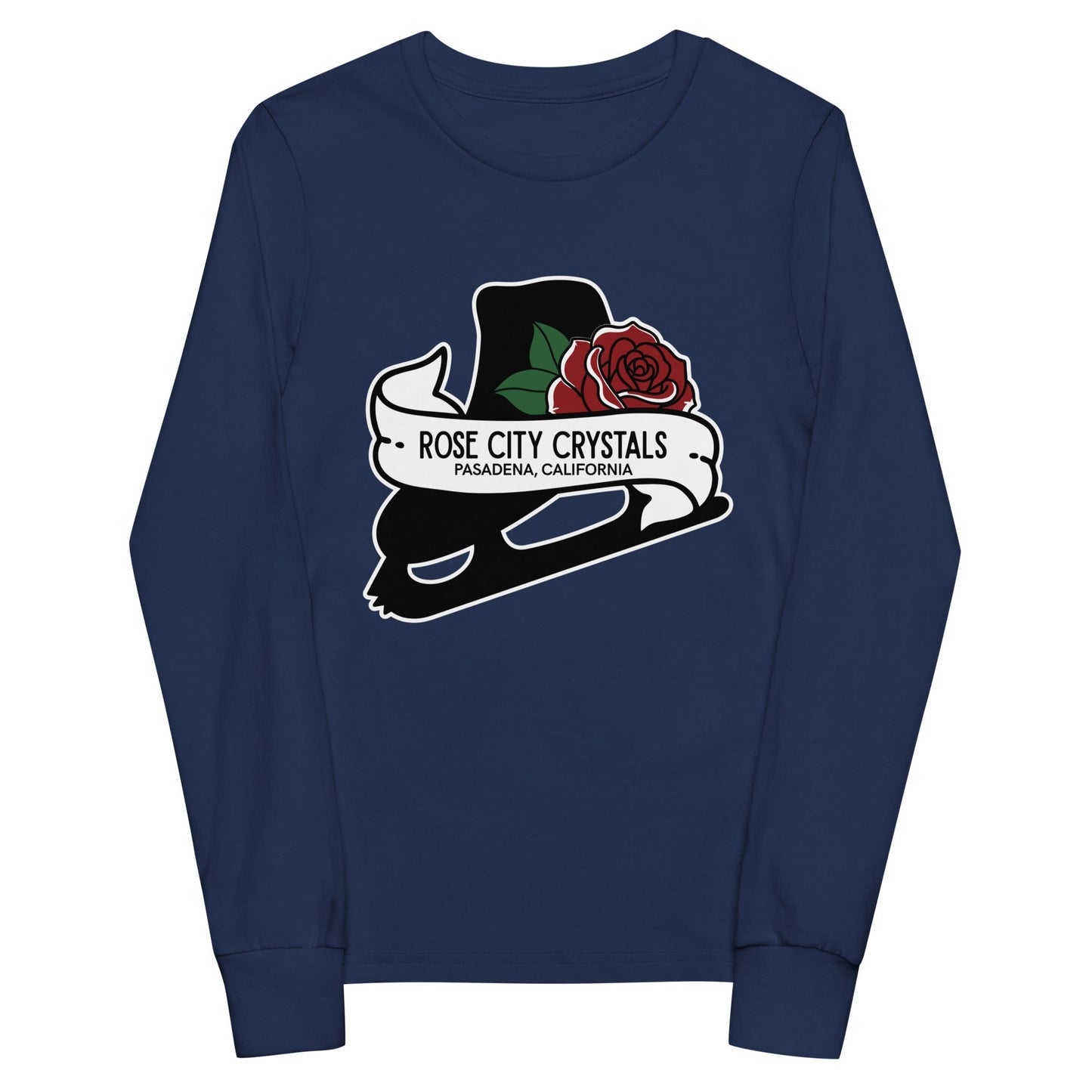 Performance | Youth Long Sleeve T-Shirt | Rose City Crystals