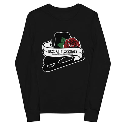 Performance | Youth Long Sleeve T-Shirt | Rose City Crystals