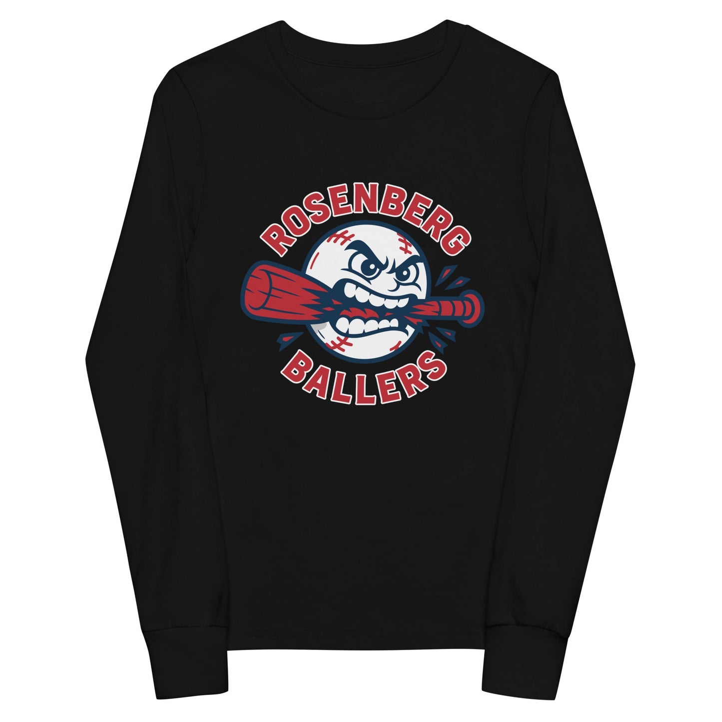 Performance | Youth Long Sleeve T-Shirt | Rosenberg Ballers | Vanguard Logo