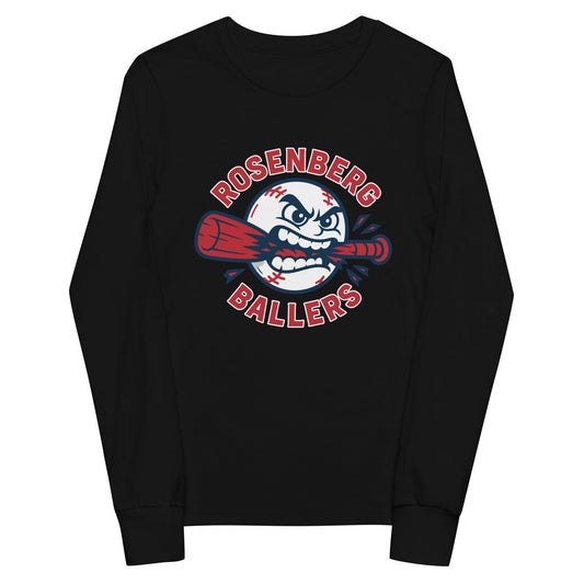 Performance | Youth Long Sleeve T-Shirt | Rosenberg Ballers | Vanguard Logo