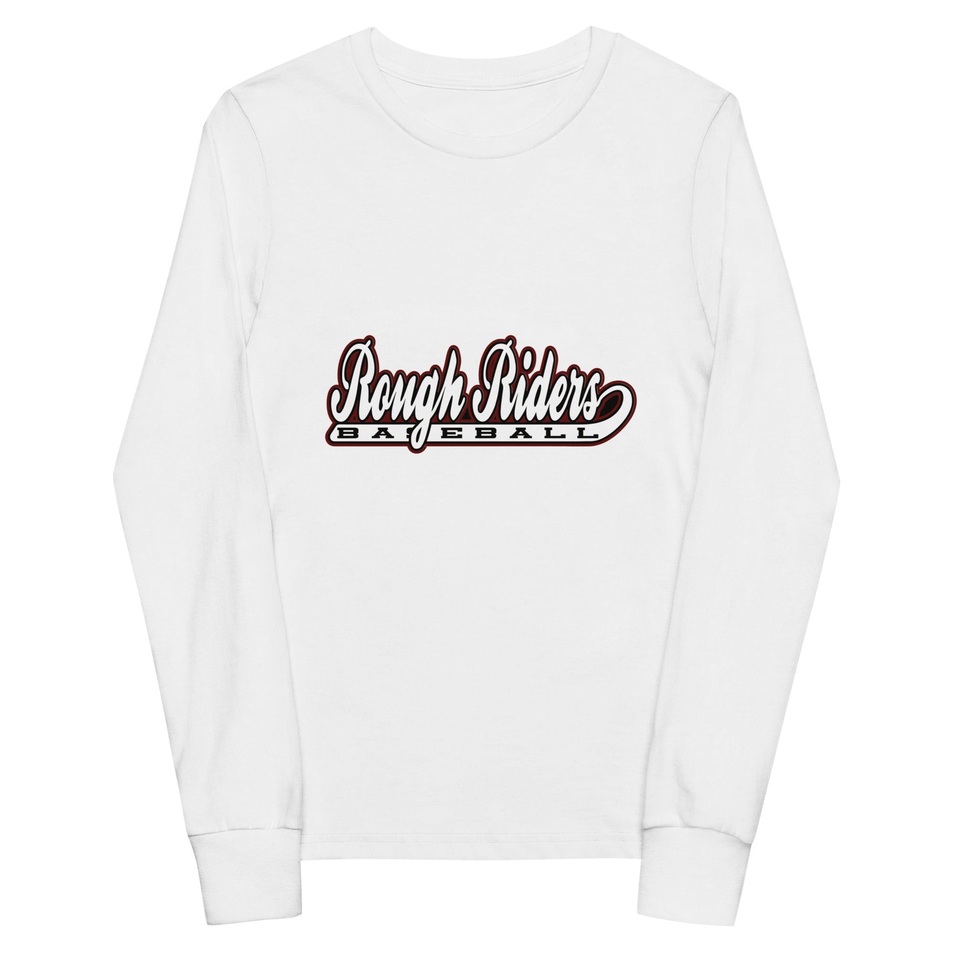 Performance | Youth Long Sleeve T-Shirt | Rough Riders | Baseball Script Logo
