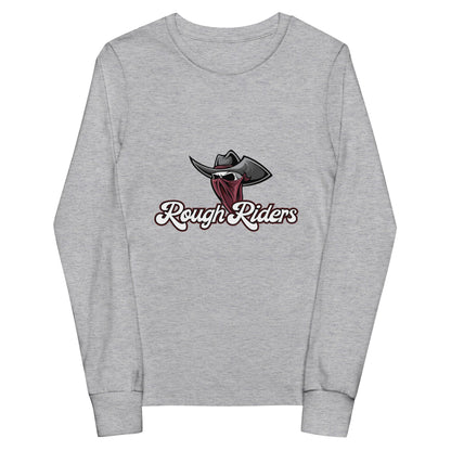 Performance | Youth Long Sleeve T-Shirt | Rough Riders | Masked Man Logo