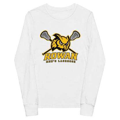 Performance | Youth Long Sleeve T-Shirt | Rowan Men’s Lacrosse | Crest Logo
