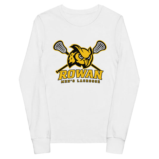 Performance | Youth Long Sleeve T-Shirt | Rowan Men’s Lacrosse | Crest Logo