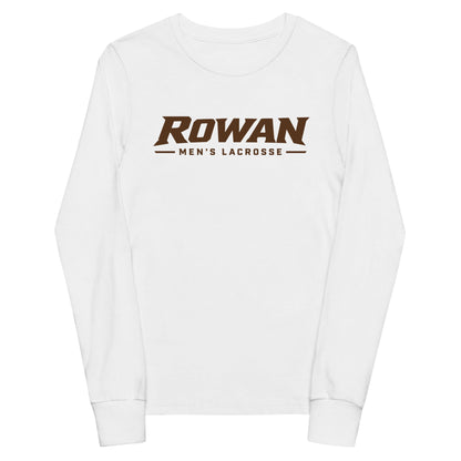 Performance | Youth Long Sleeve T-Shirt | Rowan Men’s Lacrosse | Modern Script Logo