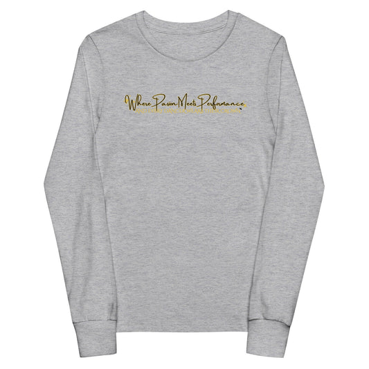 Performance | Youth Long Sleeve T-Shirt | Royal Dance Palace | Alt Logo