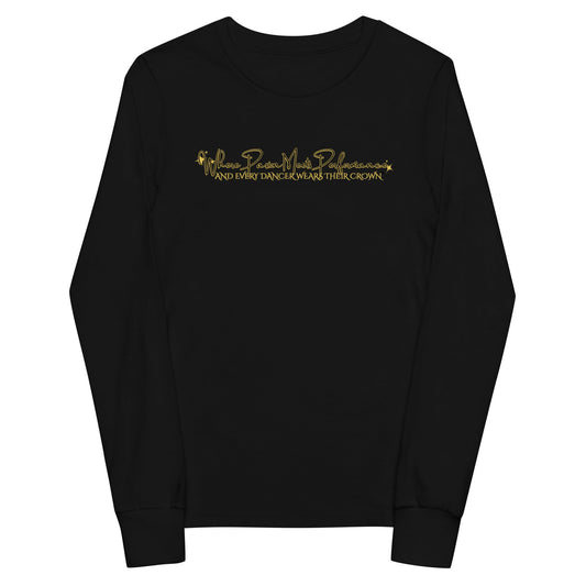 Performance | Youth Long Sleeve T-Shirt | Royal Dance Palace | Alt Logo