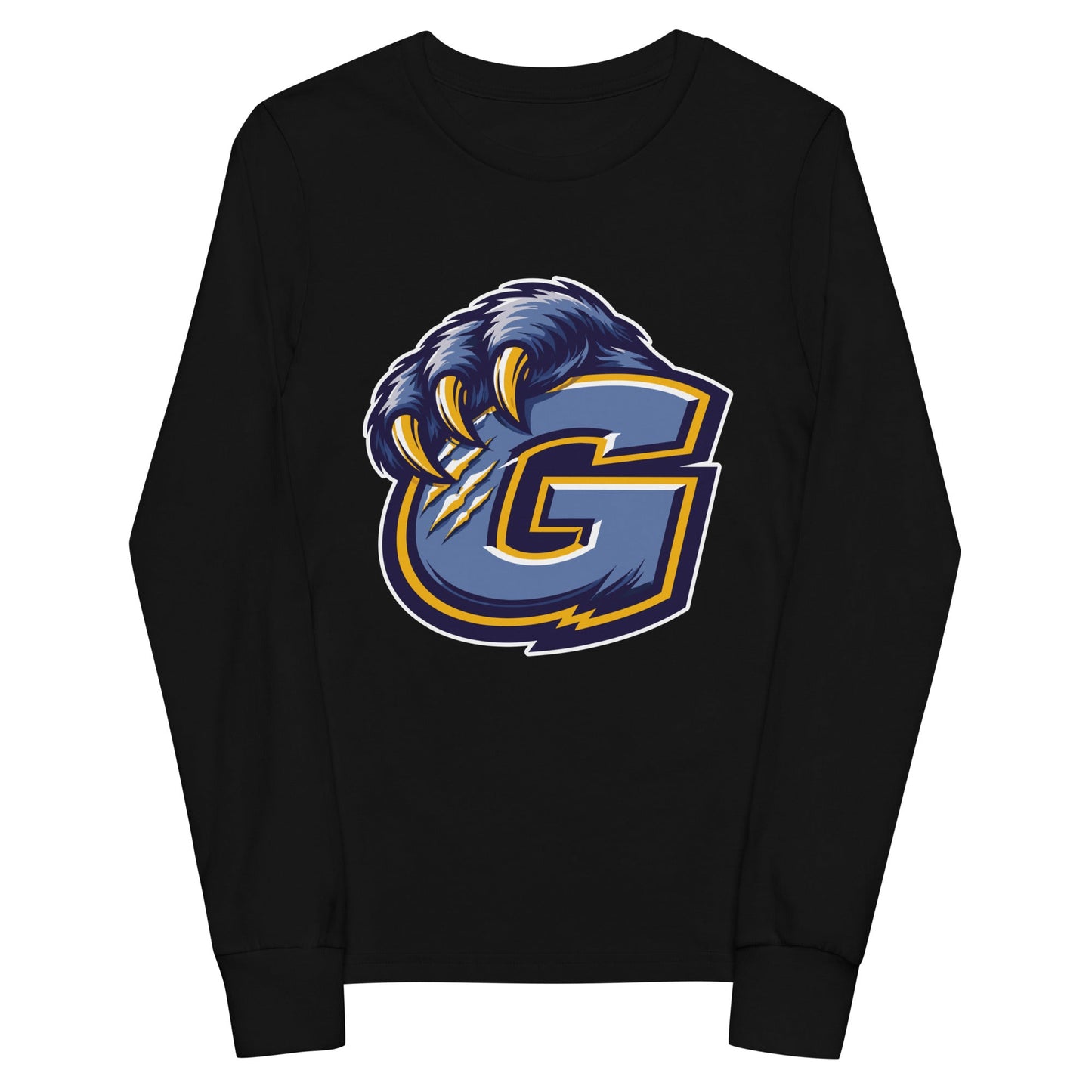 Performance | Youth Long Sleeve T-Shirt | Rutherford County Grizzlies Football | G Logo