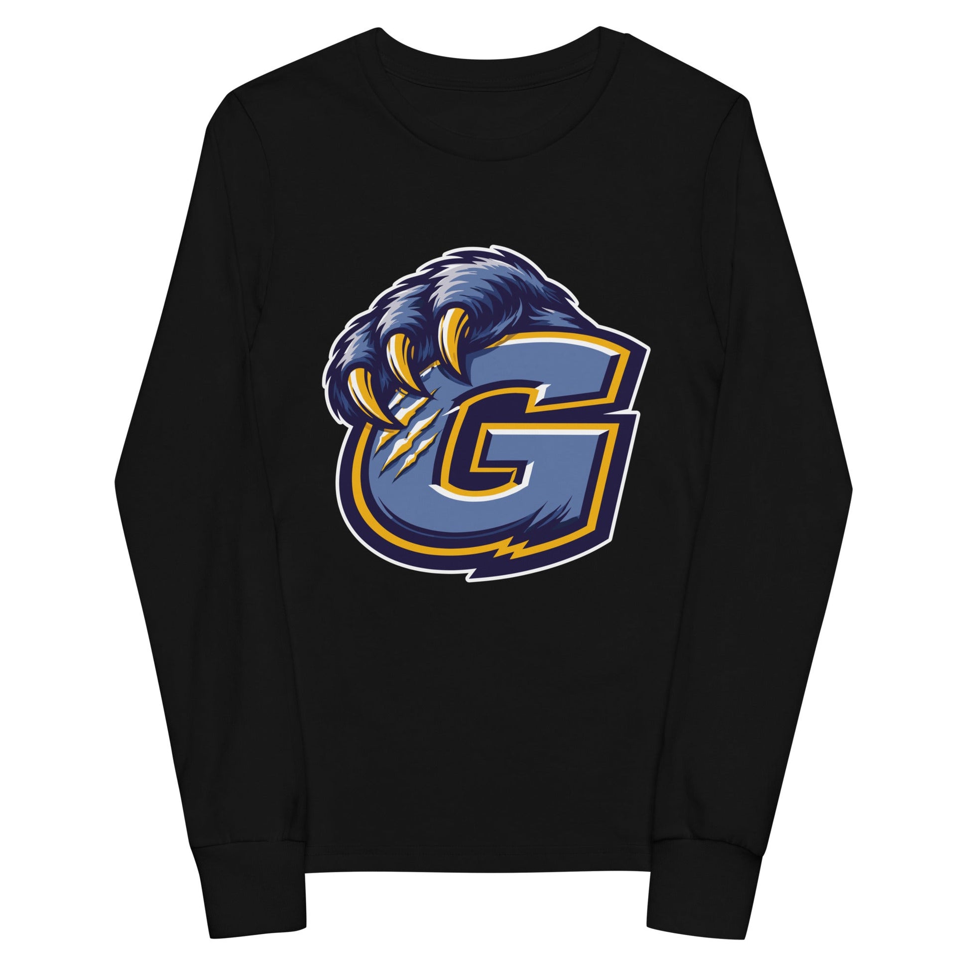 Performance | Youth Long Sleeve T-Shirt | Rutherford County Grizzlies Football | G Logo