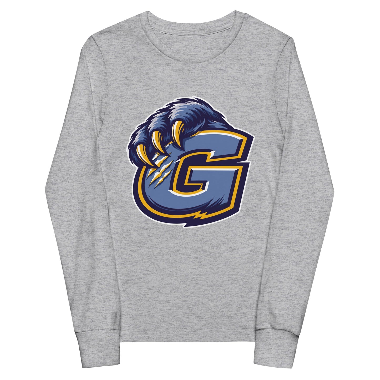 Performance | Youth Long Sleeve T-Shirt | Rutherford County Grizzlies Football | G Logo