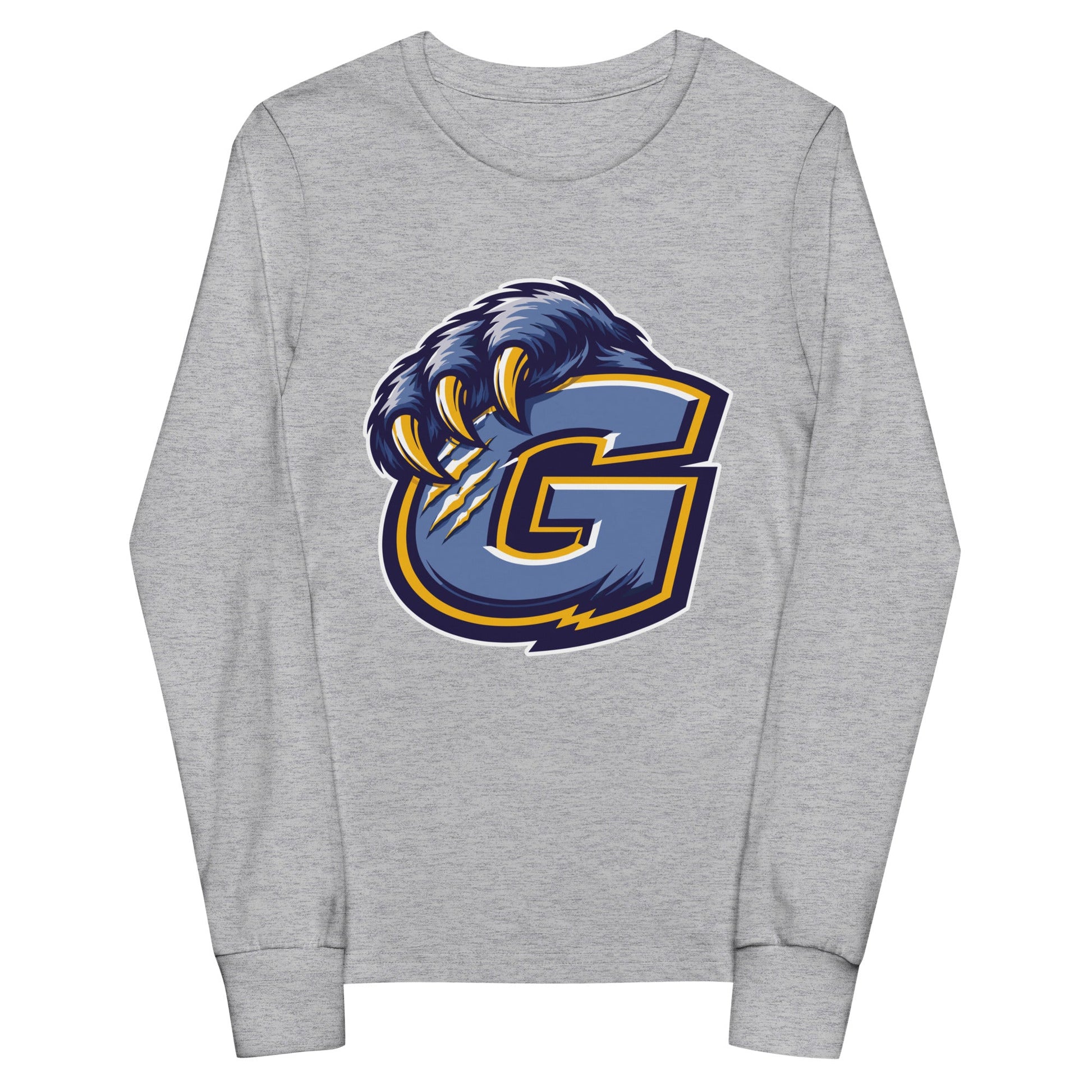 Performance | Youth Long Sleeve T-Shirt | Rutherford County Grizzlies Football | G Logo