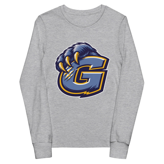 Performance | Youth Long Sleeve T-Shirt | Rutherford County Grizzlies Football | G Logo