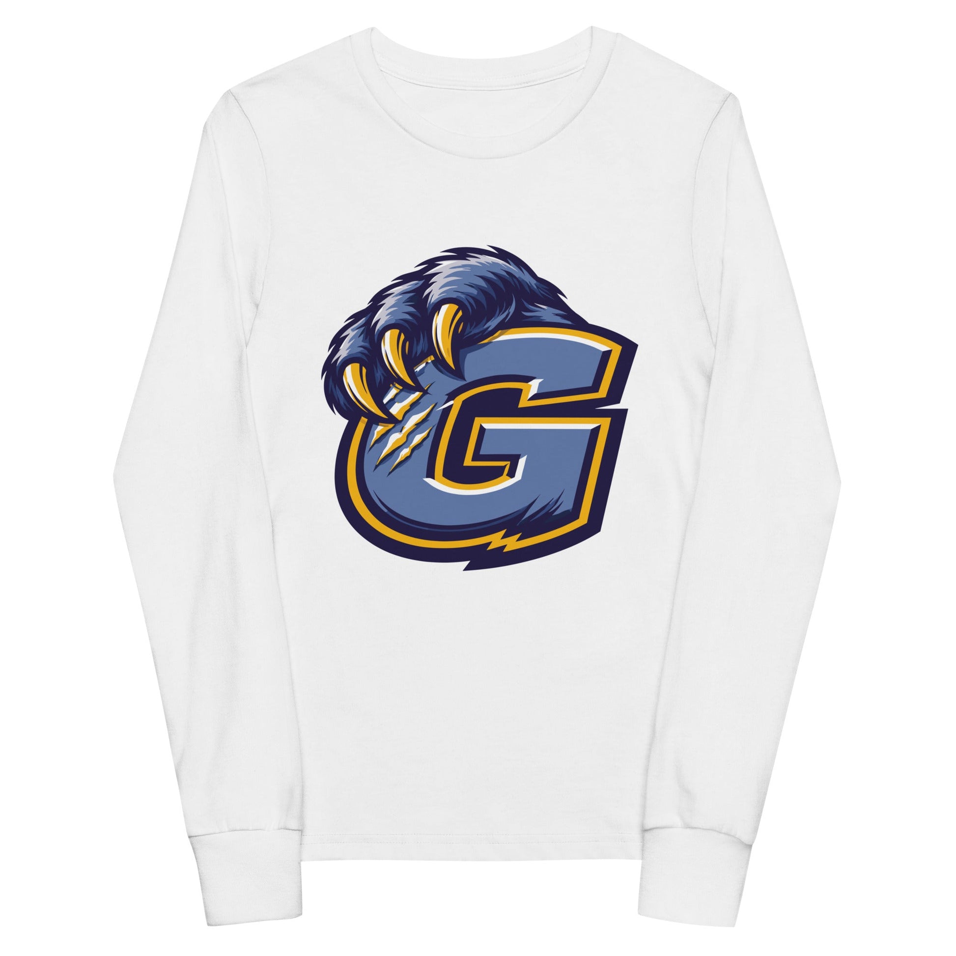Performance | Youth Long Sleeve T-Shirt | Rutherford County Grizzlies Football | G Logo