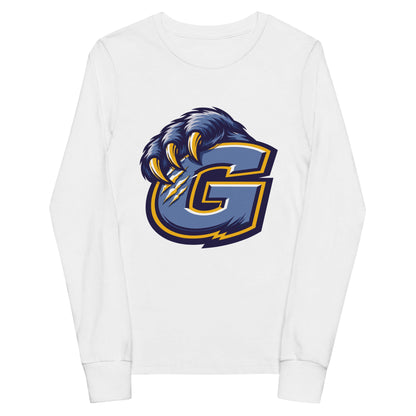 Performance | Youth Long Sleeve T-Shirt | Rutherford County Grizzlies Football | G Logo