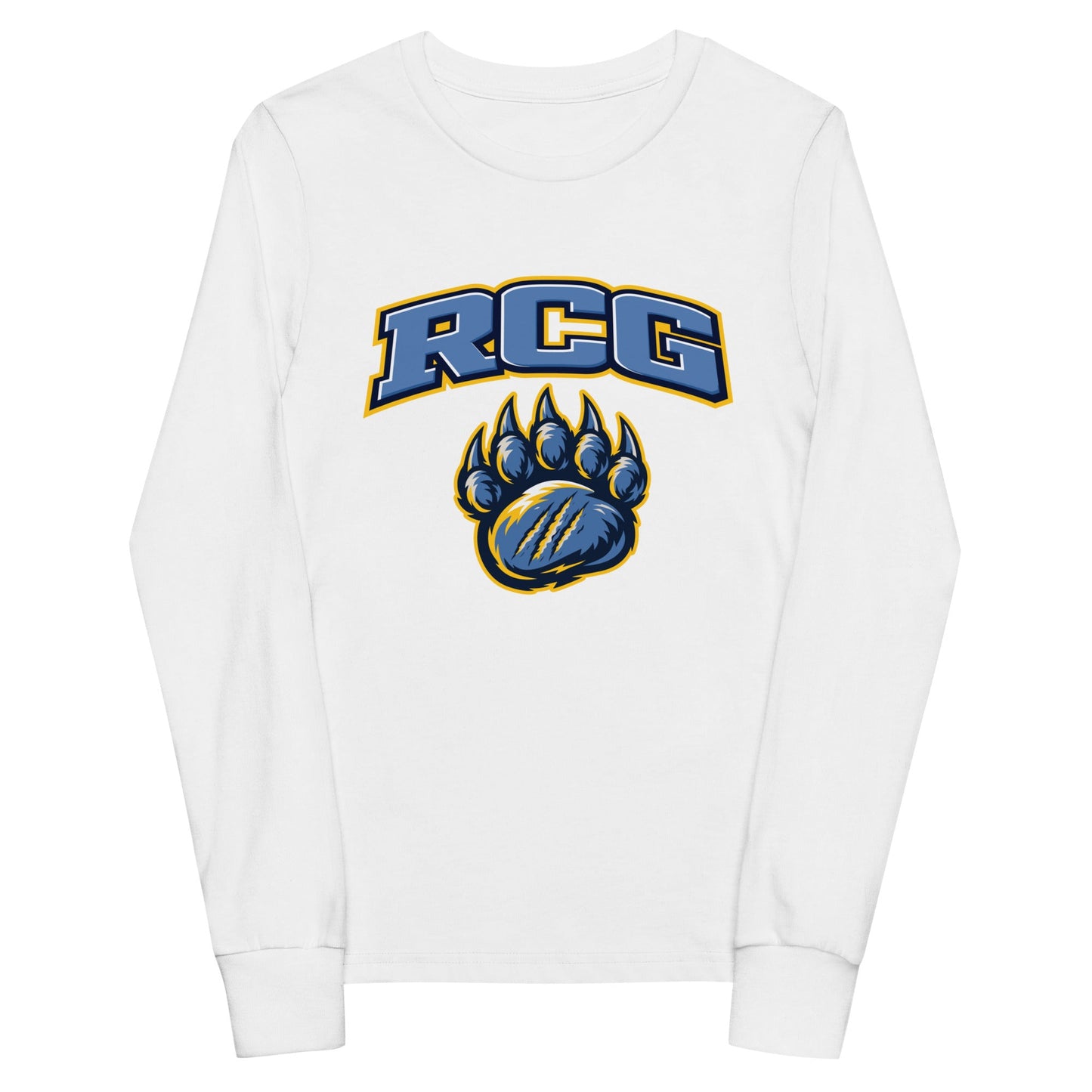 Performance | Youth Long Sleeve T-Shirt | Rutherford County Grizzlies Football | Strike Logo