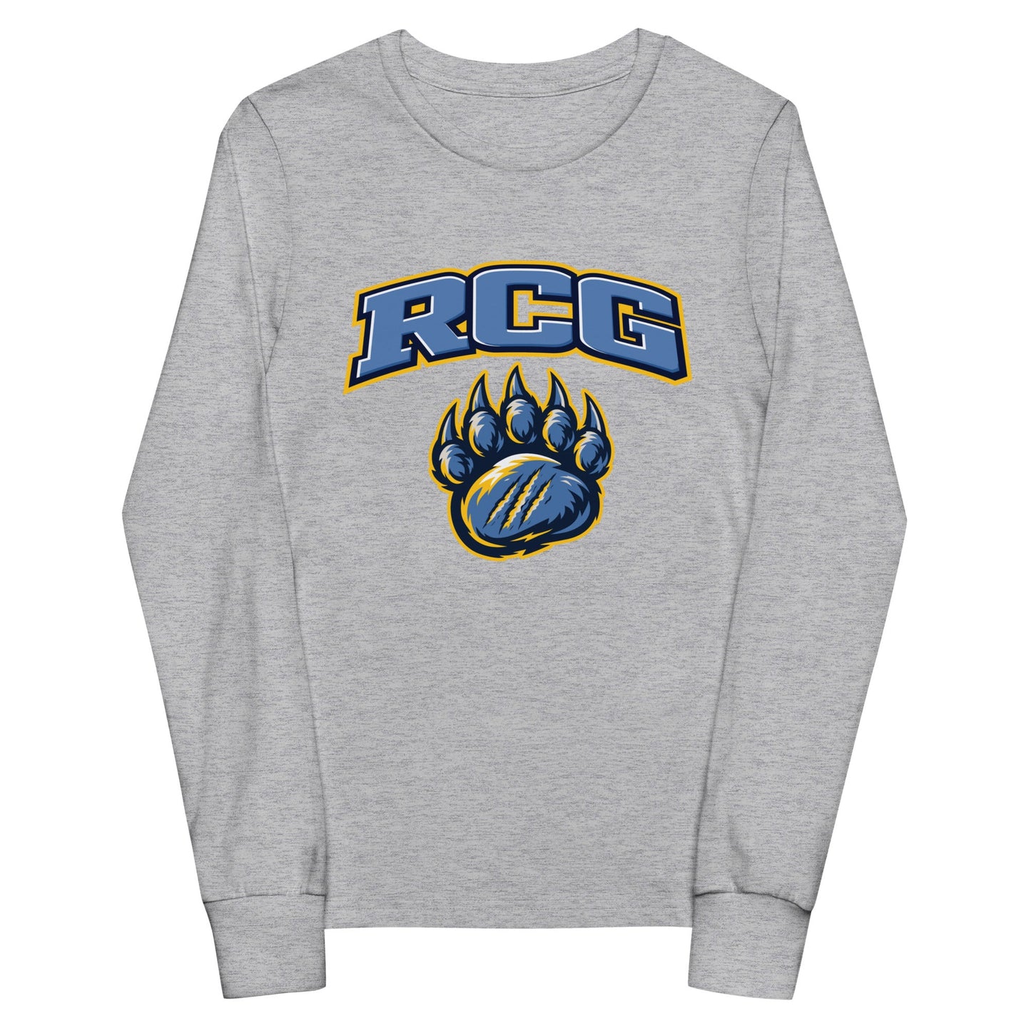 Performance | Youth Long Sleeve T-Shirt | Rutherford County Grizzlies Football | Strike Logo