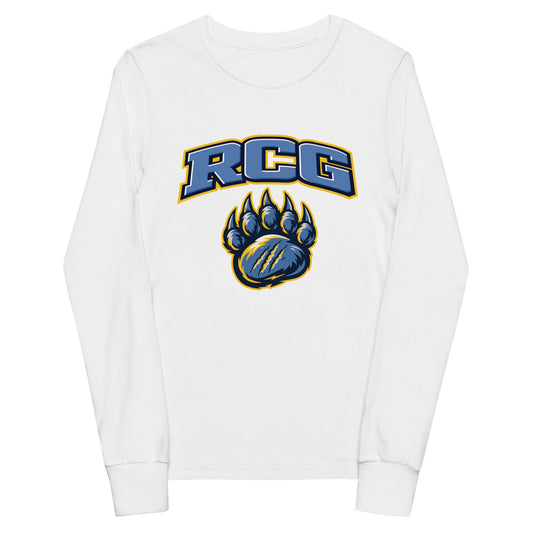 Performance | Youth Long Sleeve T-Shirt | Rutherford County Grizzlies Football | Strike Logo