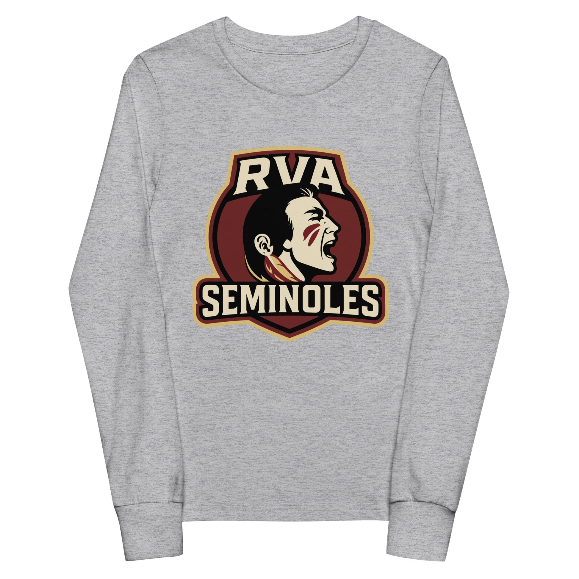 Performance | Youth Long Sleeve T-Shirt | RVA Seminoles | Mascot Logo