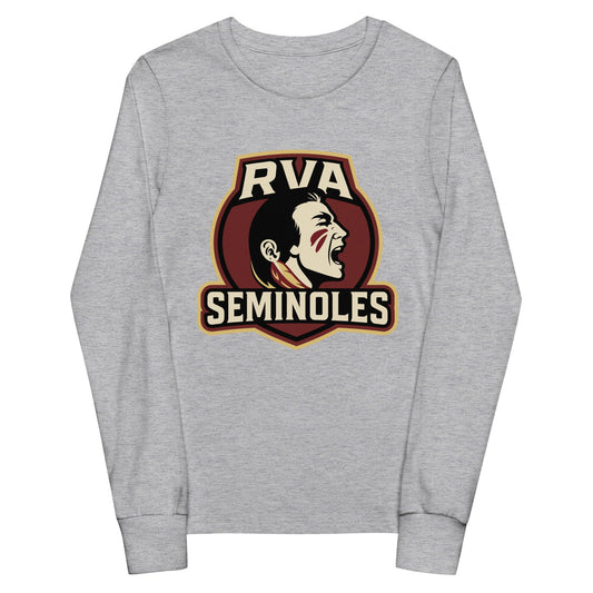 Performance | Youth Long Sleeve T-Shirt | RVA Seminoles | Mascot Logo