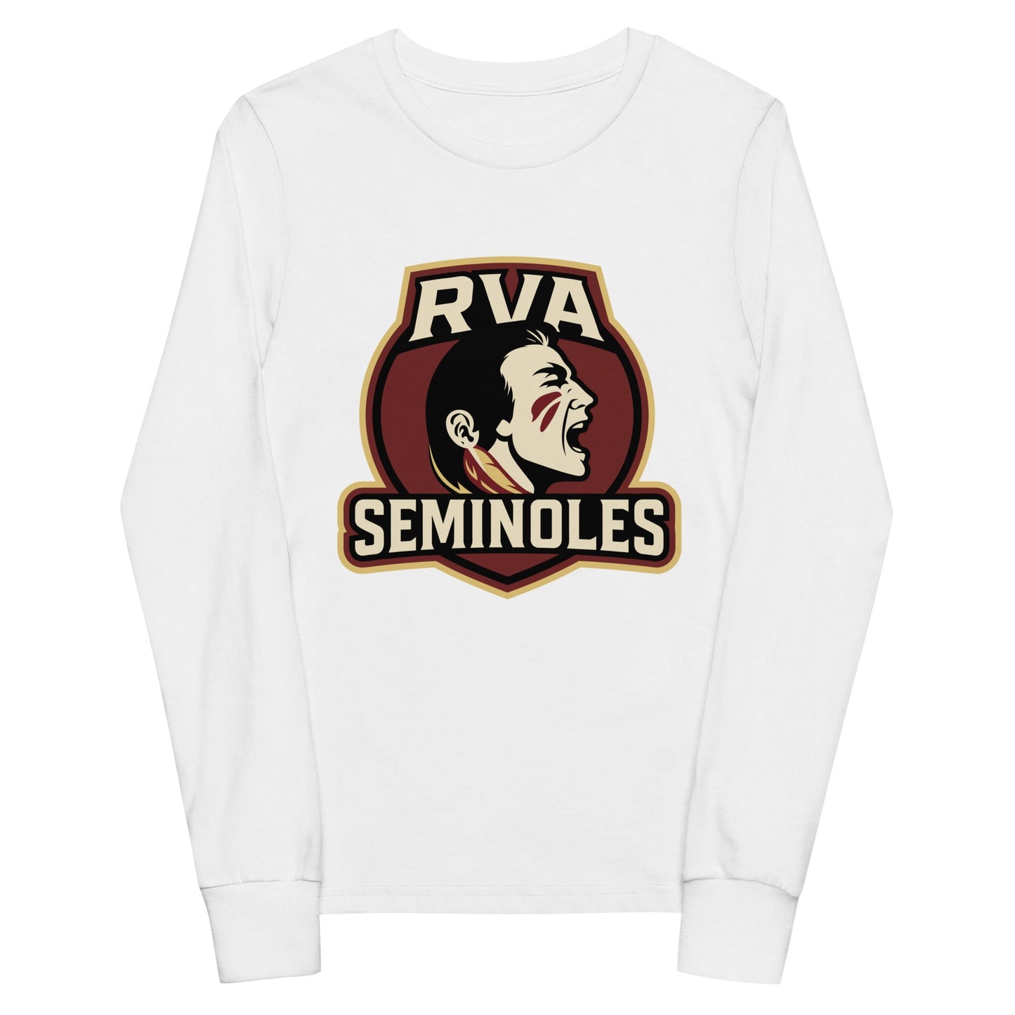 Performance | Youth Long Sleeve T-Shirt | RVA Seminoles | Mascot Logo