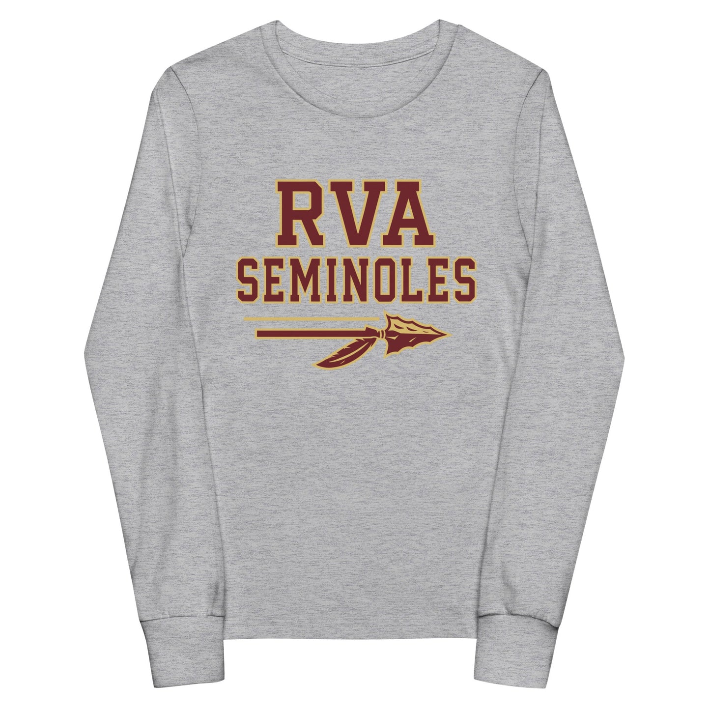 Performance | Youth Long Sleeve T-Shirt | RVA Seminoles | Script Logo