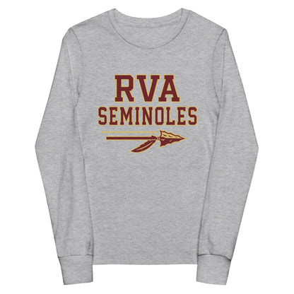 Performance | Youth Long Sleeve T-Shirt | RVA Seminoles | Script Logo