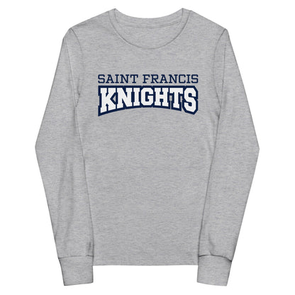Performance | Youth Long Sleeve T-Shirt | Saint Francis School | Modern Script Logo