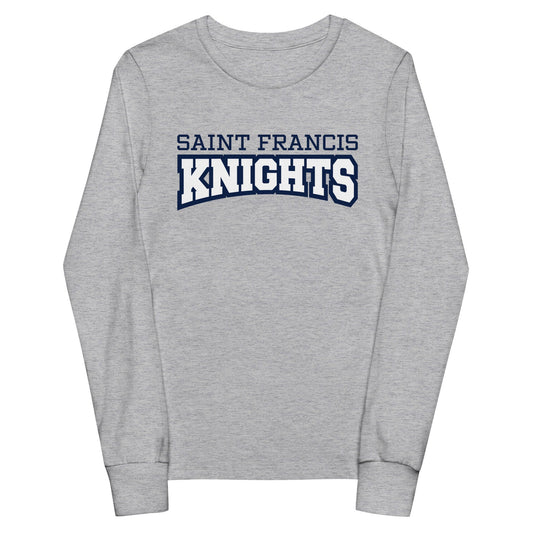 Performance | Youth Long Sleeve T-Shirt | Saint Francis School | Modern Script Logo