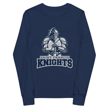 Performance | Youth Long Sleeve T-Shirt | Saint Francis School | Valor Athletics Logo