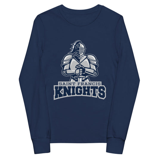 Performance | Youth Long Sleeve T-Shirt | Saint Francis School | Valor Athletics Logo