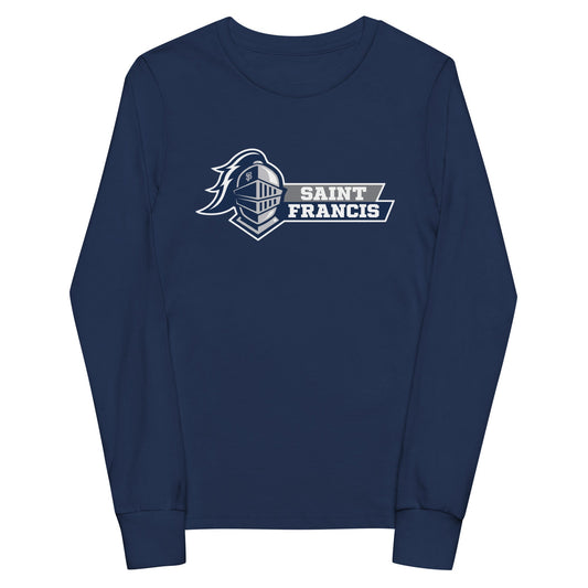 Performance | Youth Long Sleeve T-Shirt | Saint Francis School | Vanguard Logo