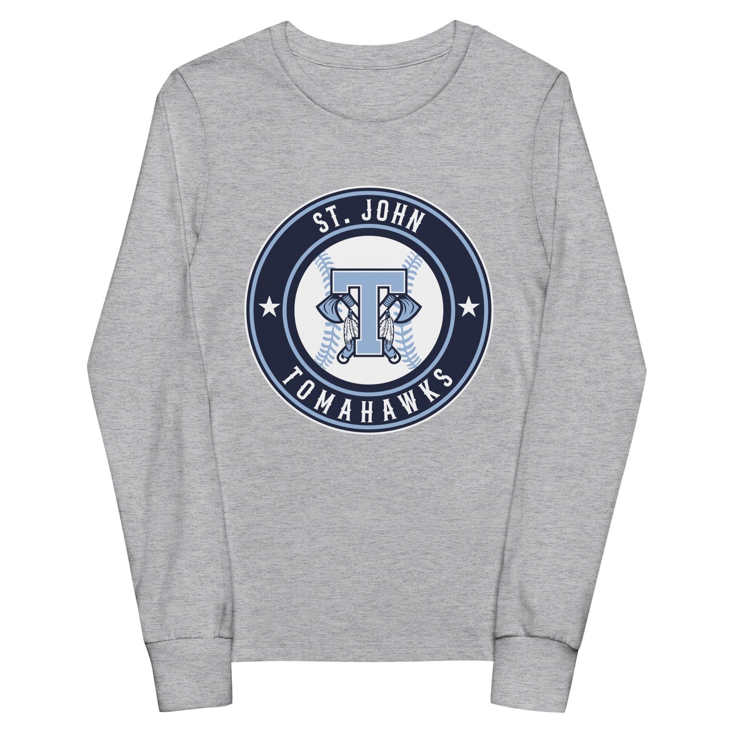 Performance | Youth Long Sleeve T-Shirt | Saint John Tomahawks | Badge Logo