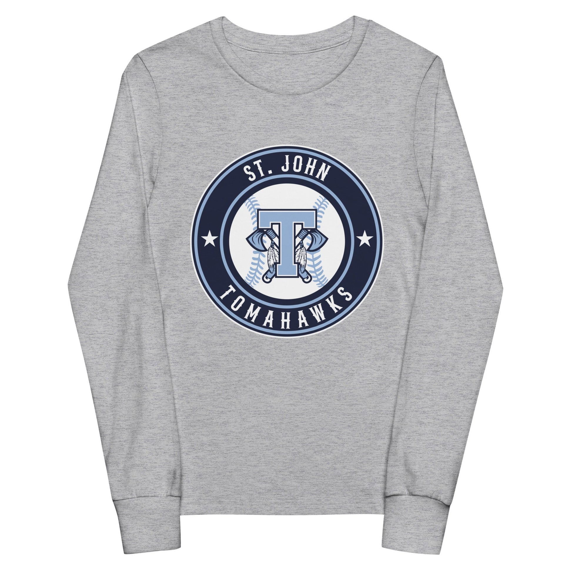 Performance | Youth Long Sleeve T-Shirt | Saint John Tomahawks | Badge Logo